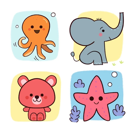 Eduludo Krok po kroku MAŁE ZWIERZĄTKA DJ08246