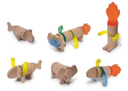 Lekkid, Konstrukcyjne klocki magnetyczne Fauna