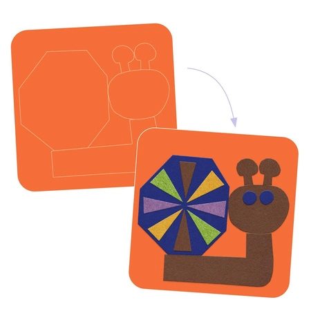 Wyklejanki filcowe MAŁE STWORZENIA DJ00085