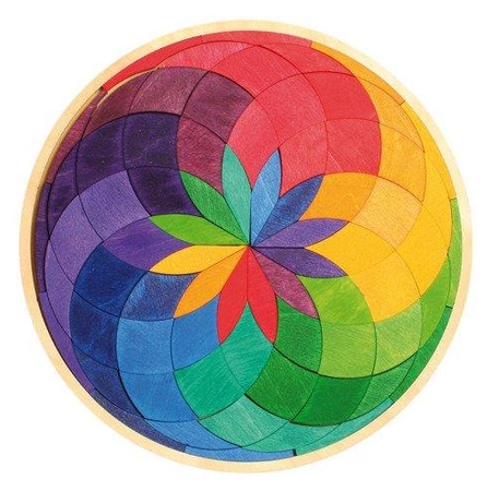 Układanka Spirala w kole, kolorowa, 3+, Grimm's