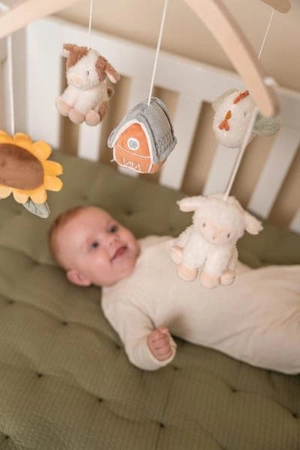 Little Dutch Karuzela do łóżeczka drewniana Little Farm LD8818