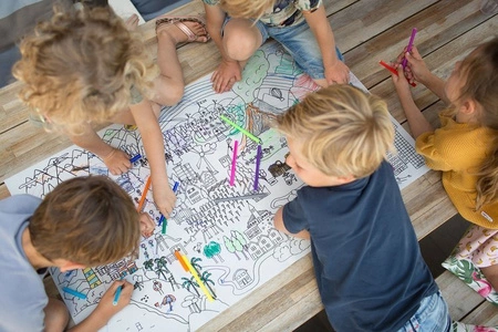 BS Toys, Kolorowanka materiałowa podłogowa XL (60 x 100 cm)