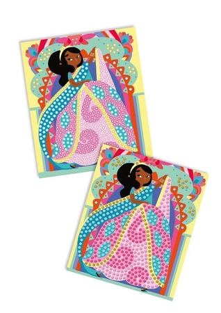 Zestaw kreatywny Mozaika Księżniczki 7+, Janod