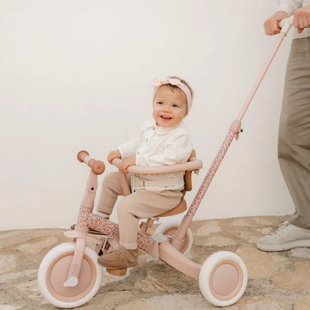 Little Dutch Rowerek trójkołowy 4w1 z rączką Fairy Floral