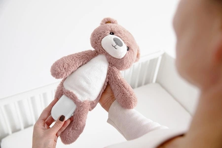 Zazu BRODY Trener Snu i Szumiąca Przytulanka Miś Pink