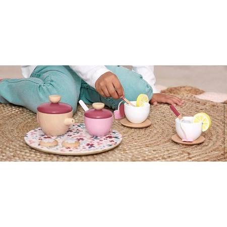 Drewniany zestaw do herbaty Twist 2+, Janod