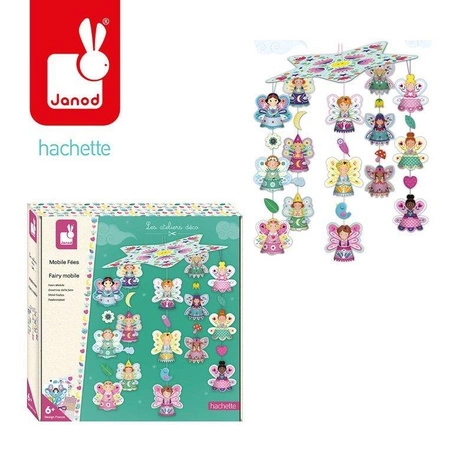 Zestaw kreatywny Girlandy z wróżkami 6+, Janod