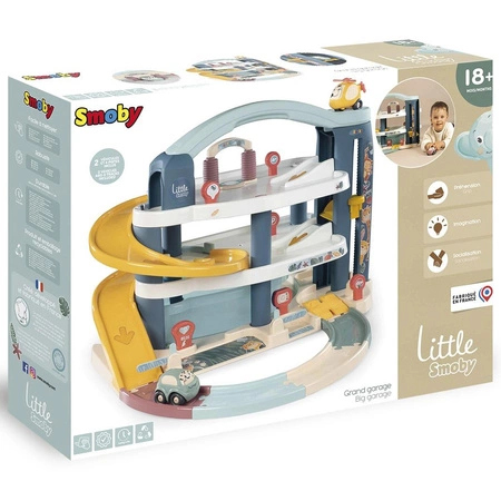 SMOBY Little Maxi Garaż Samochodzik Vroom Planet