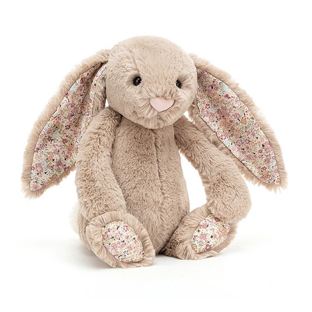 JellyCat Króliczek Kwieciste Uszy Beżowy 51 cm