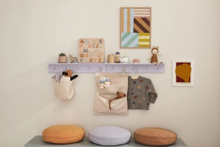 Kids Concept Star Półka Ścienna z Wieszakami Mango