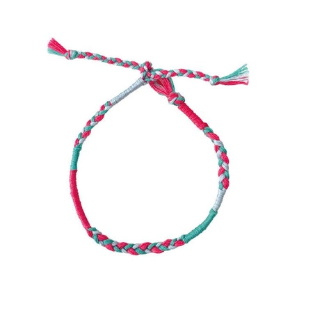 Zestaw kreatywny do tworzenia biżuterii Tęczowe bransoletki 30 szt. 8+, Janod