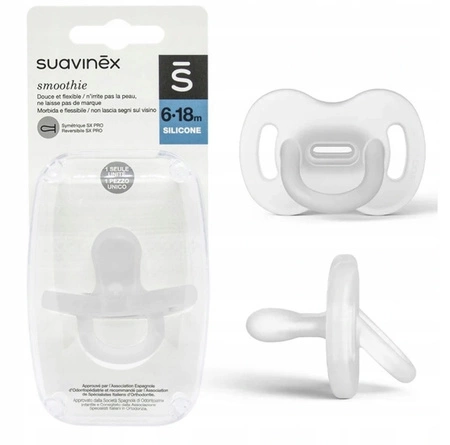 Smoczek Fizjologiczny SX pro 6-18 transparentny Suavinex