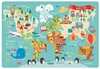 Puzzle XL Apli Kids - Mapa świata 3+