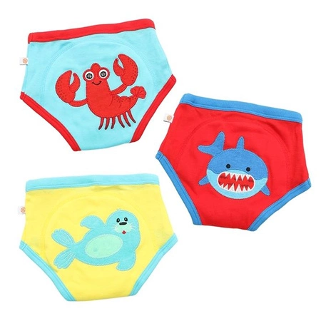 Zoocchini Majtki Treningowe Chłopięce Ocean Pals 2-3 Lata – 3 szt