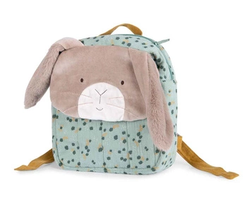 Plecak królik szałwia H 29 cm 678070