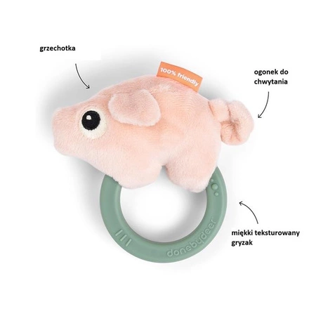 Done by Deer Grzechotka z Gryzakiem Świnka Pigee