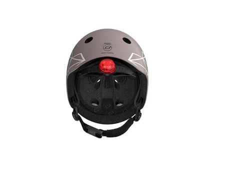 SCOOTANDRIDE Kask XXS-S dla dzieci 1-5 lat Brown Lines