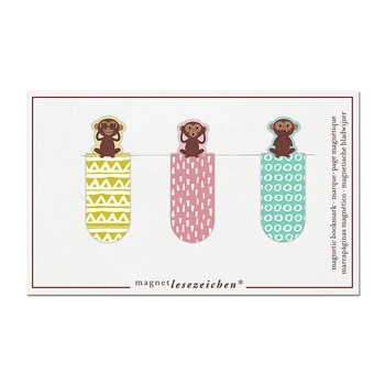 Zakładki Magnetyczne - Małpki