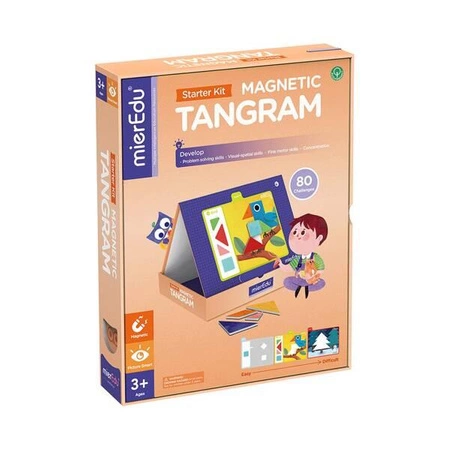 mierEdu Tangram magnetyczny - gra edukacyjna Poznaję kształty ME330A