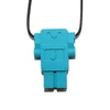Gryzak terapeutyczny, Robot, niebieski, Jellystone Designs