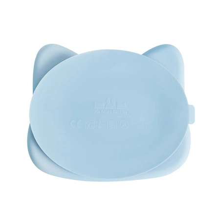 Silikonowy talerzyk z przyssawką Kotek We Might Be Tiny - Powder Blue