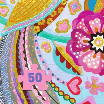 Puzzle kartonowe WIZZY' "EGZOTYCZNY PTAK" DJ07022