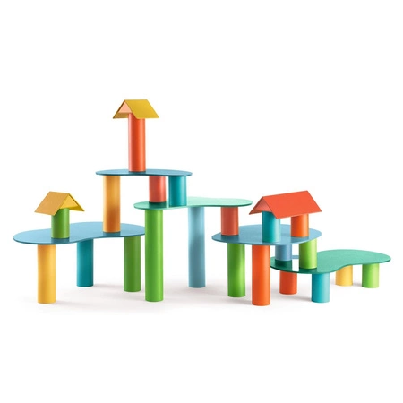 Tekturowe klocki konstrukcyjne TUBULO DJ08350