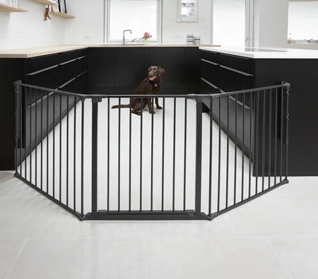 Baby Dan - Bramka ochronna FLEX L, czarny
