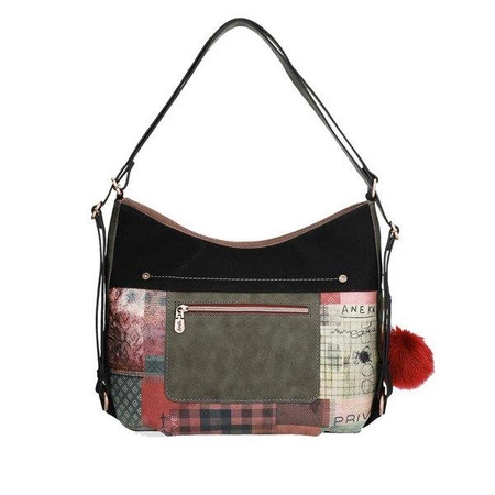 Torebka hobo, plecak, 2w1, seria Couture | Anekke®