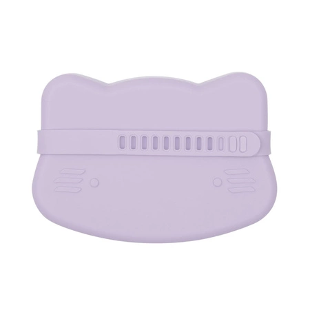 Zamykany silikonowy pojemnik Kotek We Might Be Tiny - Lilac