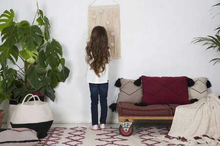 Lorena Canals Poduszka Bereber Burgundy