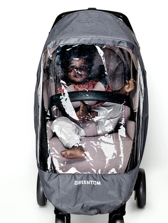 Greentom Folia przeciwdeszczowa (v.2) do wózka Classic