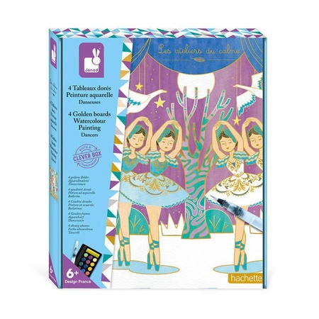 Zestaw kreatywny Złote kontury Tancerki 6+, Janod