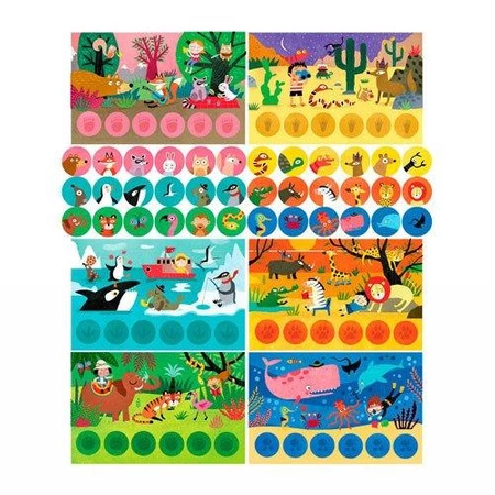 Gra Lotto dla dzieci, Habitats, Królestwo Zwierząt | Londji®