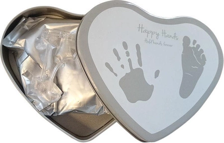 Serce z odciskiem dłoni i stópki 2D Happy Hands