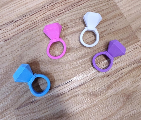 Gumka do ścierania pierścionek Apli Kids - Fioletowa