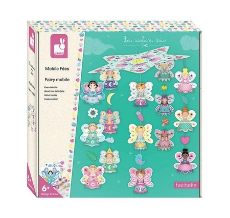 Zestaw kreatywny Girlandy z wróżkami 6+, Janod