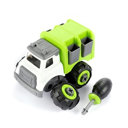 WOOPIE Zestaw Konstrukcyjny Majsterkowicza Montaż Samochodu Ciężarówka Kask Śrubokręt AKC. 3 szt.