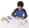 Stempelki Mój pierwszy drewniany zestaw pieczątek Pojazdy Melissa and Doug 12391-MD