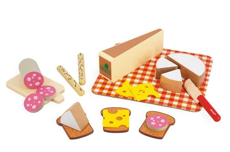 Zestaw francuskich przekąsek deska serów i wędlin 3+, Janod