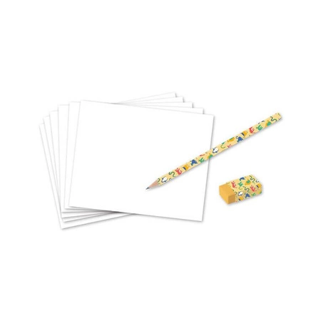 Zestaw kreatywny Rysowanie krok po kroku Zwierzęta 20 rysunków 7+, Janod