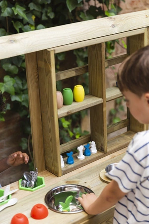 Lekkid, drewniane magnetyczne klocki konstrukcyjne- Jedzenie