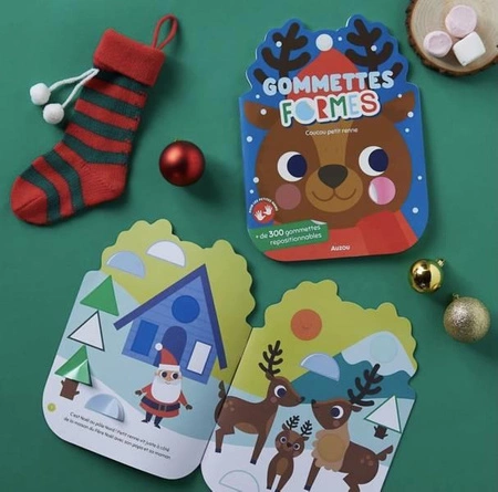 Auzou Moje pierwsze naklejki Reniferek 500104