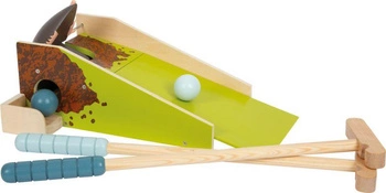 Mini golf dla dzieci Krecik Small Foot 12439 gra zręcznościowa Outdoor