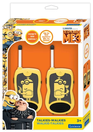 Krótkofalówki walkie talkie Minionki ze sprzączką TW12DES