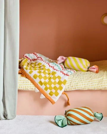 Kid's Concept - Poduszka cukierek - różowa - PIPPI