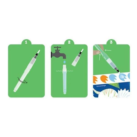 Tiger Tribe Przenośne Kolorowanki Wodne – Dinozaury