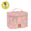 Lassig Casual Label Kuferek podróżny na akcesoria Soft Stripes rose