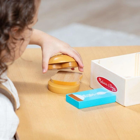 Drewniane jedzenie do zabawy Pieczywo i ziarna Melissa & Doug 95210 zabawa w sklep i gotowanie