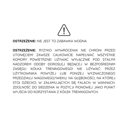The Swim Essentials Kółko treningowe dla dzieci Rainbow